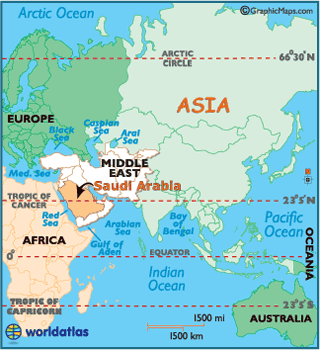 Mecca On Map
