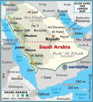 Mecca On Map