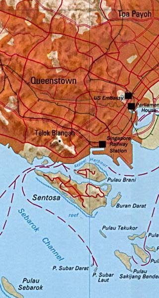 Singapore map
