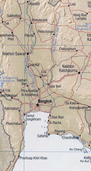 Thailand map