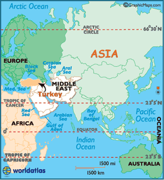 Outline Map Turkey