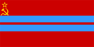Turkmen SSR flag