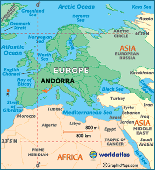 Andorra Map