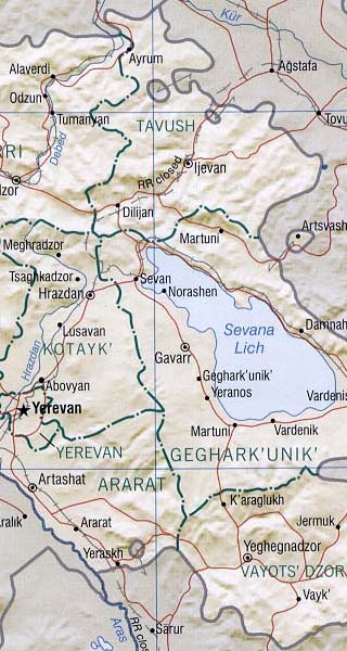 Armenia map