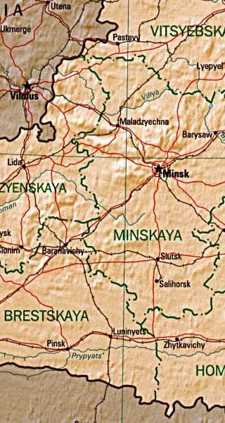 Belarus map