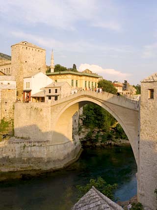 New Old Bridge as it Is Now known Completed in 2004, Mostar, Herzegovina, Bosnia Herzegovina