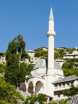 Podgrad Mosque, Pocitelj, Capljina Municipality, Bosnia and Herzegovina, Europe
