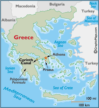 maps of corinth