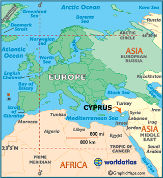 Satelite Imagem on Map Of Cyprus   European Maps  Europe Maps Cyprus Map Information