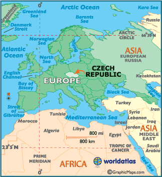 World  Europe on European Maps  Europe Maps Czech Republic Map Information   World