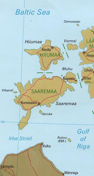 Estonia map