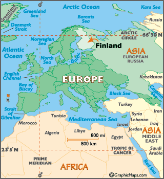 Helsinki Finland Map