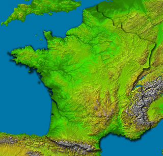 france from space