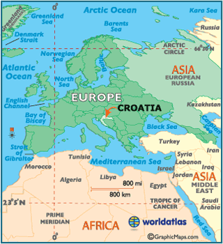 World  Europe on European Maps  Europe Maps Croatia Map Information   World Atlas