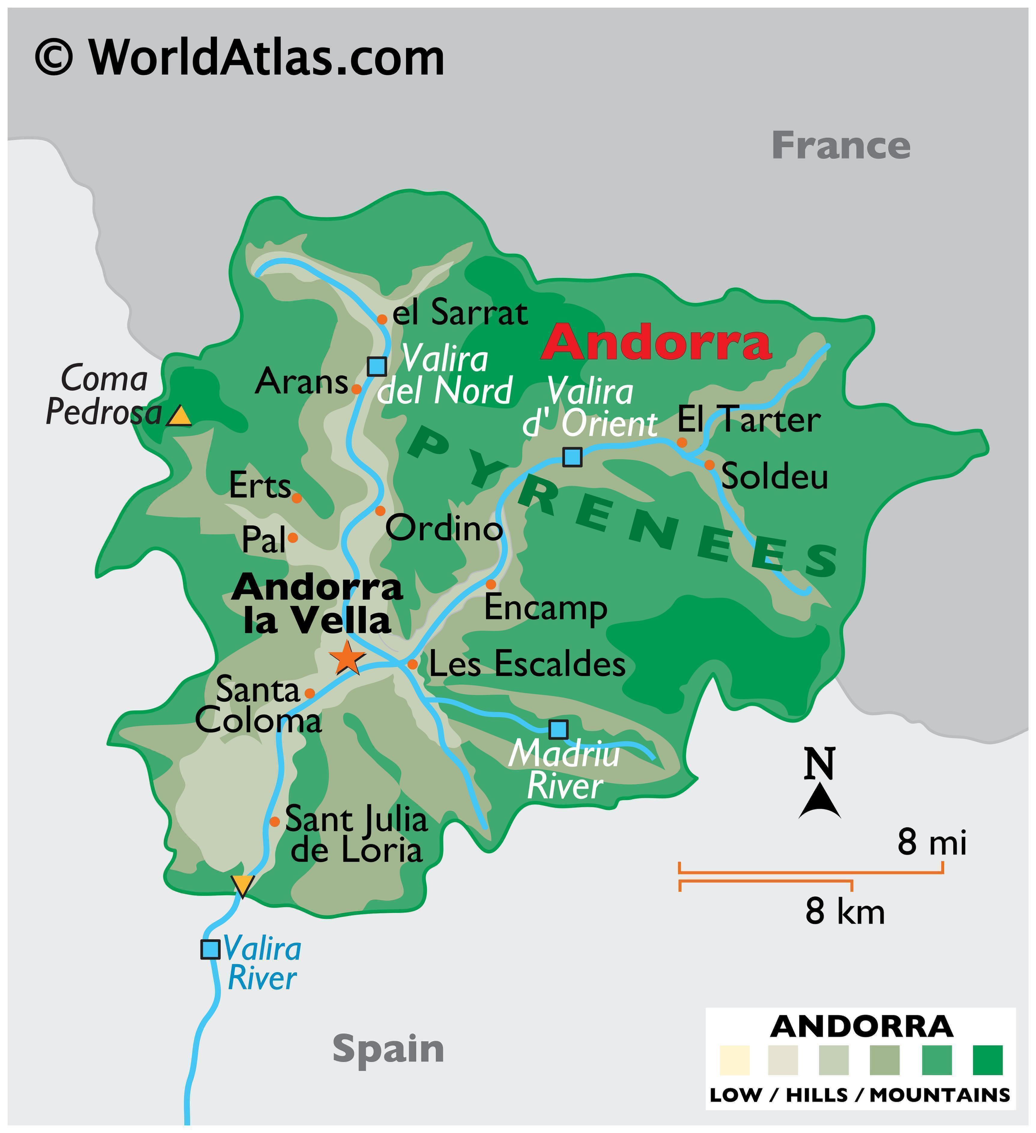 Andorra Map
