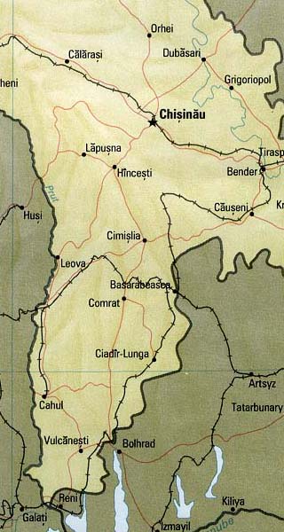 Moldova map