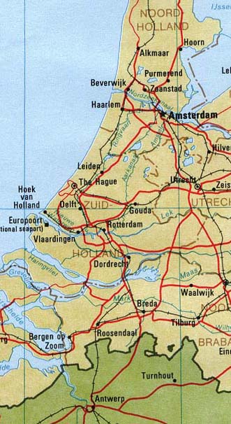 Netherlands map