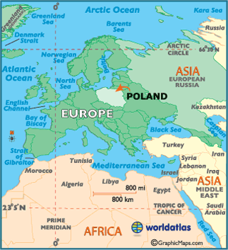 locator map of Poland