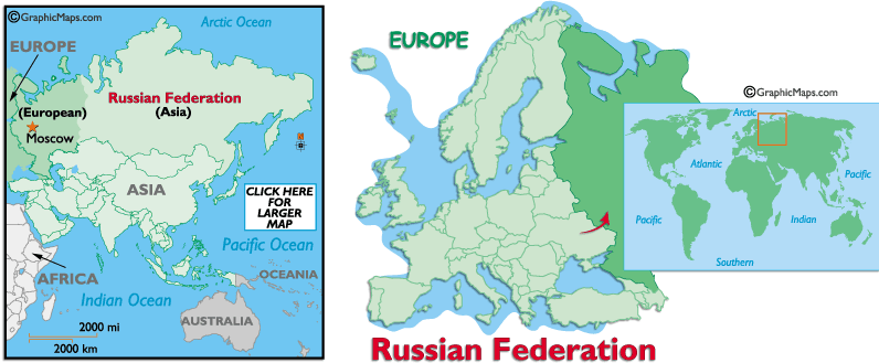 map of russian federation. European Russia, Russian