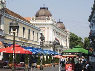 Outdoor Cafes on Kneza Mihailova Pedestrian Boulevard, Belgrade, Serbia