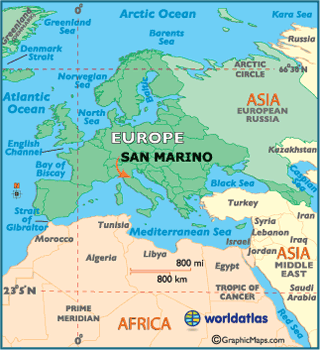San Marino Map  Geography of San Marino  Map of San Marino ...