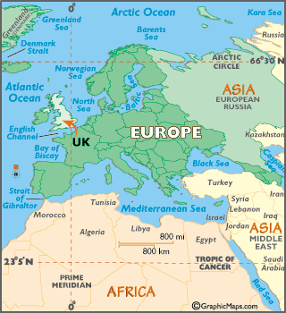 World  Countries on Maps  Europe Maps United Kingdom Map Information   World Atlas