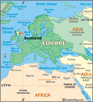 Scotland Map Images