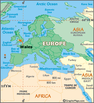 World  Europe on Map Of Wales   Welsh Maps  Wales History Facts People   World Atlas