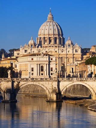 Sant'Angelo Bridge and St. Peter's Basilica