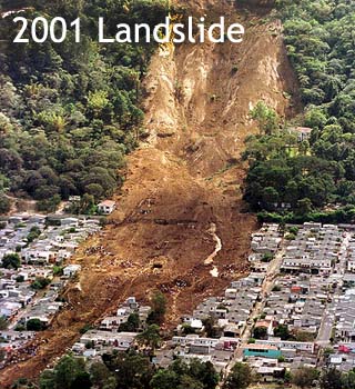 2001 landslide