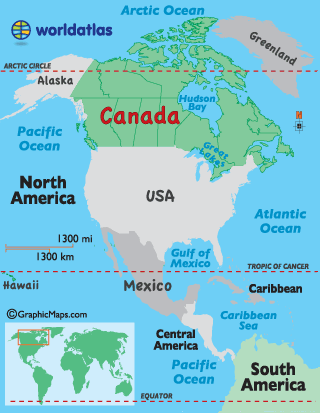 World  Image on Map Of Canada  Canada Map  Map Canada  Canadian Map   Worldatlas Com