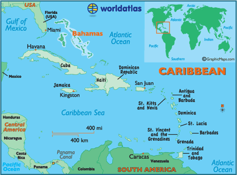 World Population  on Bahamas Map     Map Of The Bahamas  Bahama Map  Nassau Bahamas Map