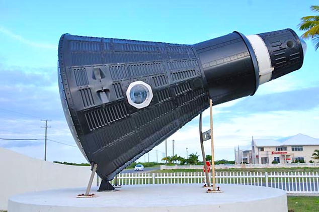 mercury capsule grand turk island