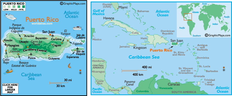 Map Puerto Rico