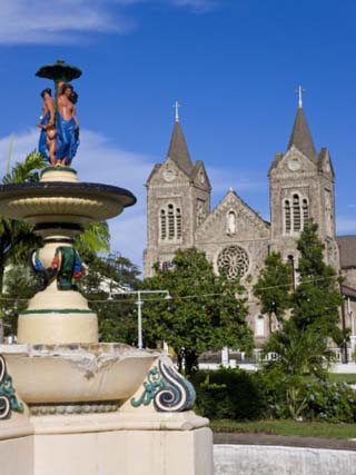 Immaculate Conception Cathedral, Basseterre, St. Kitts, Leeward Islands, West Indies, Caribbean