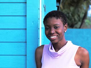 Young Local Woman in St. Vincent and the Grenadines