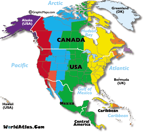 Canada Time Zone Map- 12 HOUR map of time zones in canada. Canada Time Zone Map- 12 HOUR