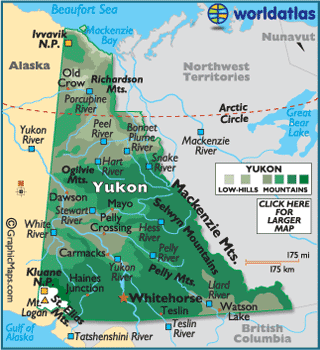 Map of Yukon