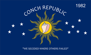 conch republic flag