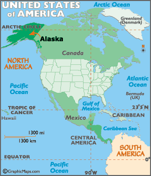 Alaska World Map