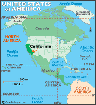 Us Map California