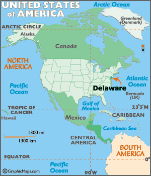 State Of Delaware Map