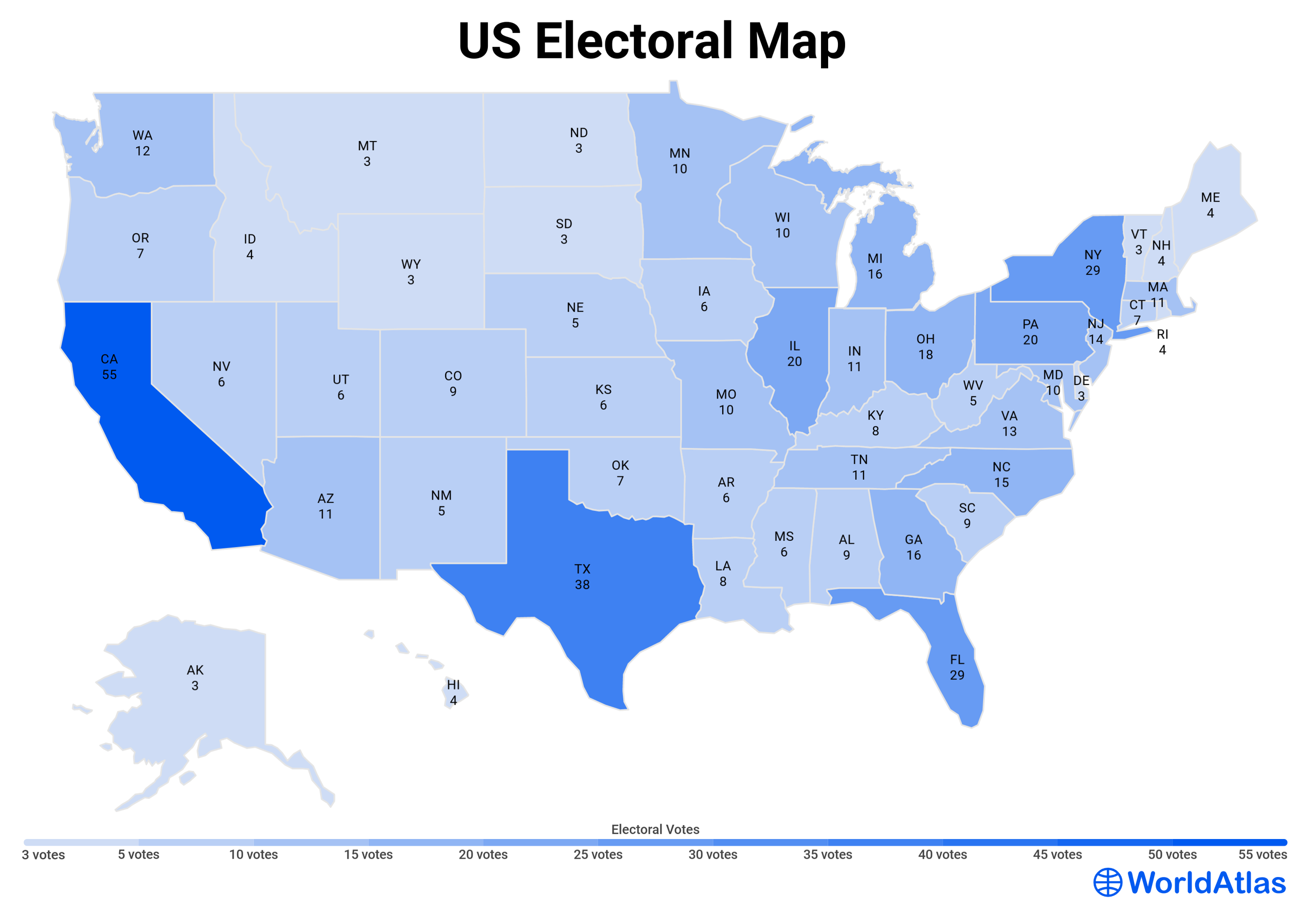 Usa Map Electoral