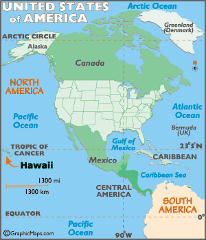 World Physical  on Hawaii Map  Attractions  Facts  Famous Natives  Famous People  Flag