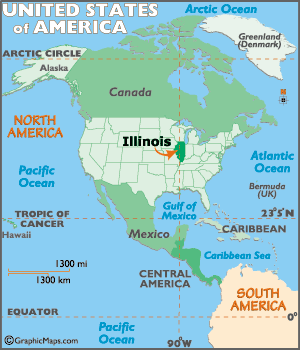 Chicago Map Usa