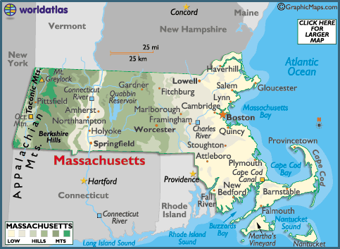 map of massachusetts