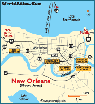 New orleans map