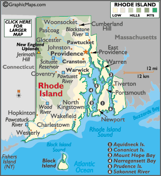 Map Rhode Island