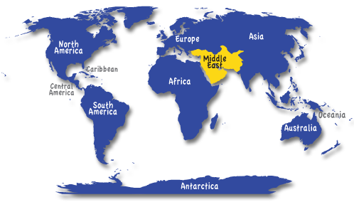 Middle East Map / Map of the Middle East - Facts, Geography, History of ...