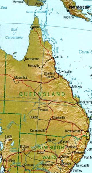 clipart map of queensland - photo #18